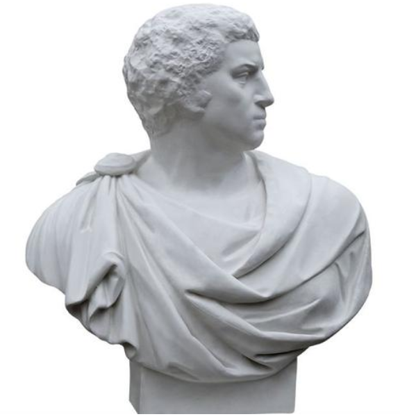 布魯圖 石膏頭像